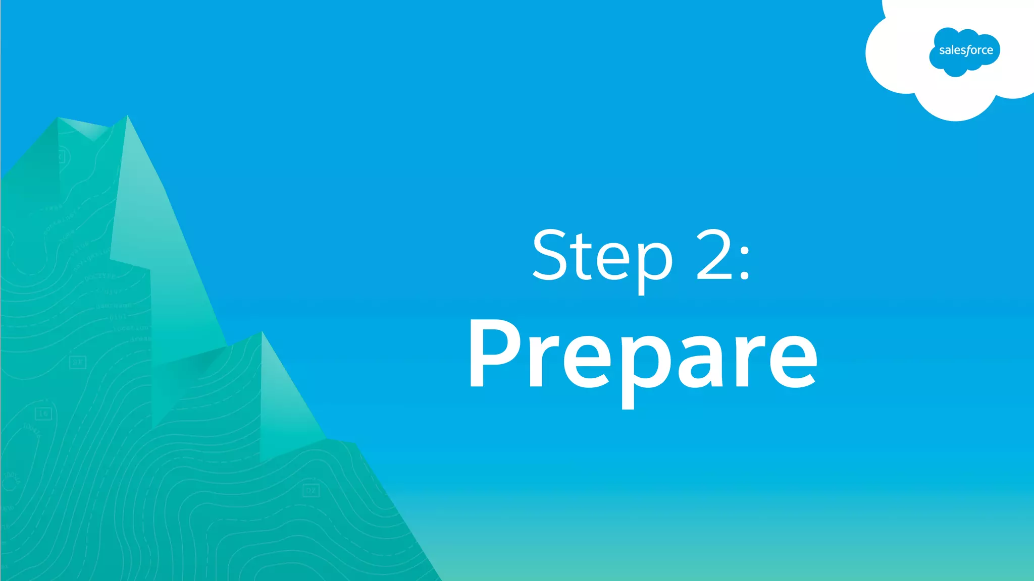 Step 2:
Prepare
 