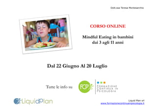 Mindful Eating: un approccio al cibo a misura di bambino | PDF