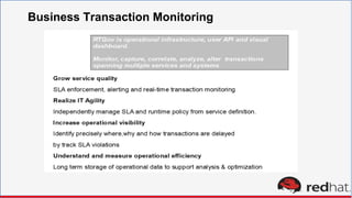 Business Transaction Monitoring
 