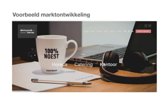 Voorbeeld marktontwikkeling
 