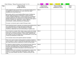 Webinar master presentation script final | PDF