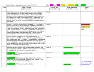 Webinar master presentation script final | PDF