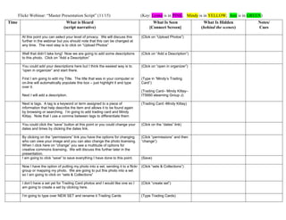 Webinar master presentation script final | PDF