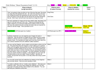 Webinar master presentation script final | PDF