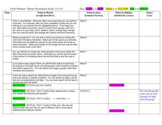 Webinar master presentation script final | PDF