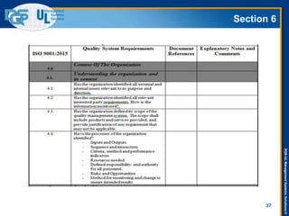 DQS-ULManagementSystemsSolutions©
Section 6
37
 