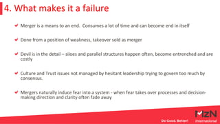 Non-profit mergers –why, how and what not to do! | PPT