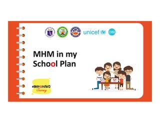 MHM in my
School Plan
Journey
 
