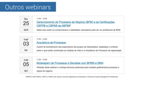 Outros webinars
 