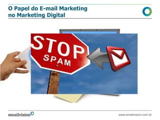 O Papel do E-mail Marketing
no Marketing Digital
www.emailvision.com.br
 