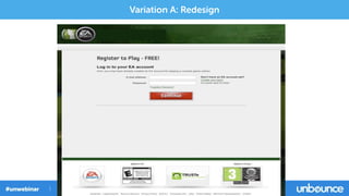 Variation A: Redesign
 