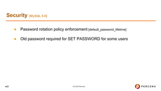 mysql 8.0 architecture and enhancement | PPT