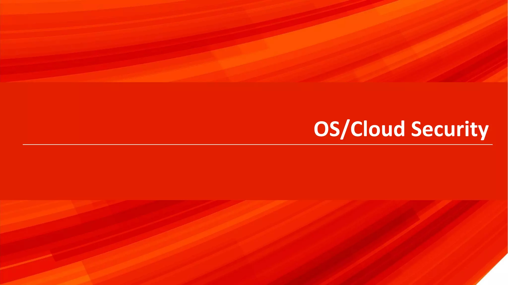 © 2019 Percona5
OS/Cloud Security
 