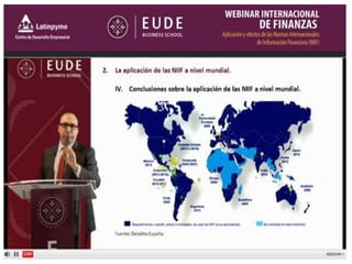 Webinar NIIF Global. APLICACION Y EFECTO