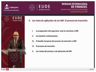 Webinar NIIF Global. APLICACION Y EFECTO