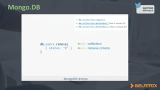 QUESTIONS
#BSFNodeJS
 