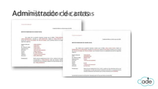 Administrador de cartas
 