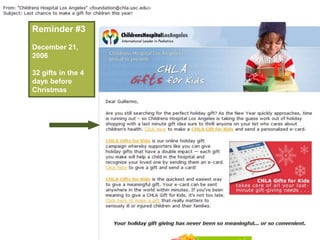 Drive traffic with email