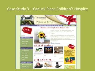 Case Study 1 – CHF Gifts That matterCampaign Year 3 - 2007Campaign Year 1 – 2005Launched October 2005