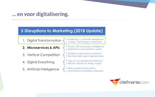 … en voor digitalisering.
 