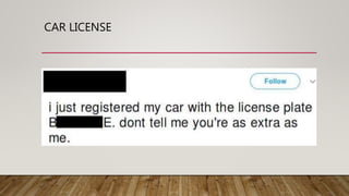 CAR LICENSE
 