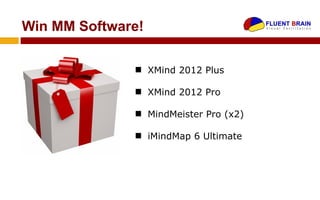 Win MM Software!

                   XMind 2012 Plus

                   XMind 2012 Pro

                   MindMeister Pro (x2)

                   iMindMap 6 Ultimate
 