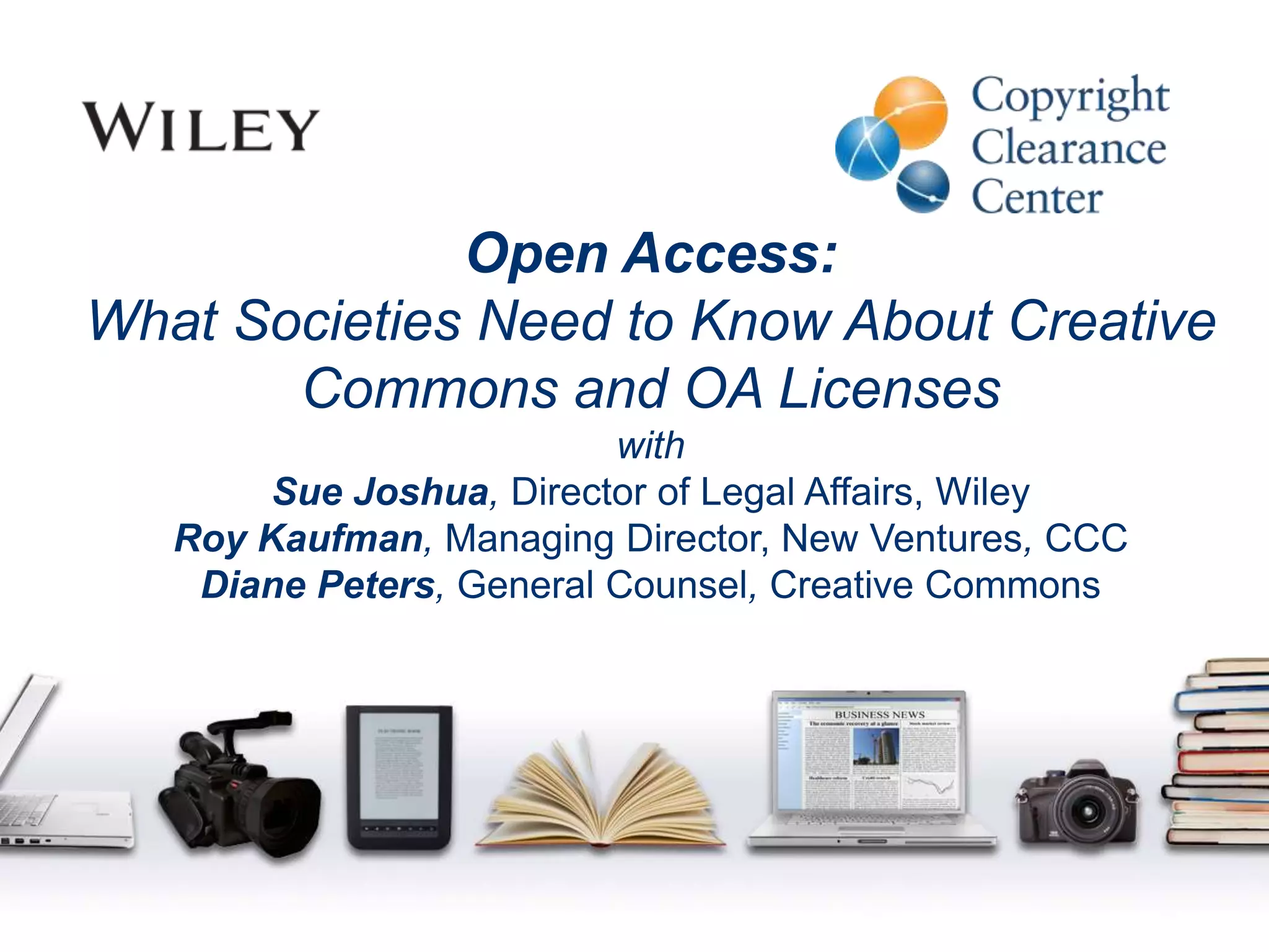 Webinar on open access creative commons