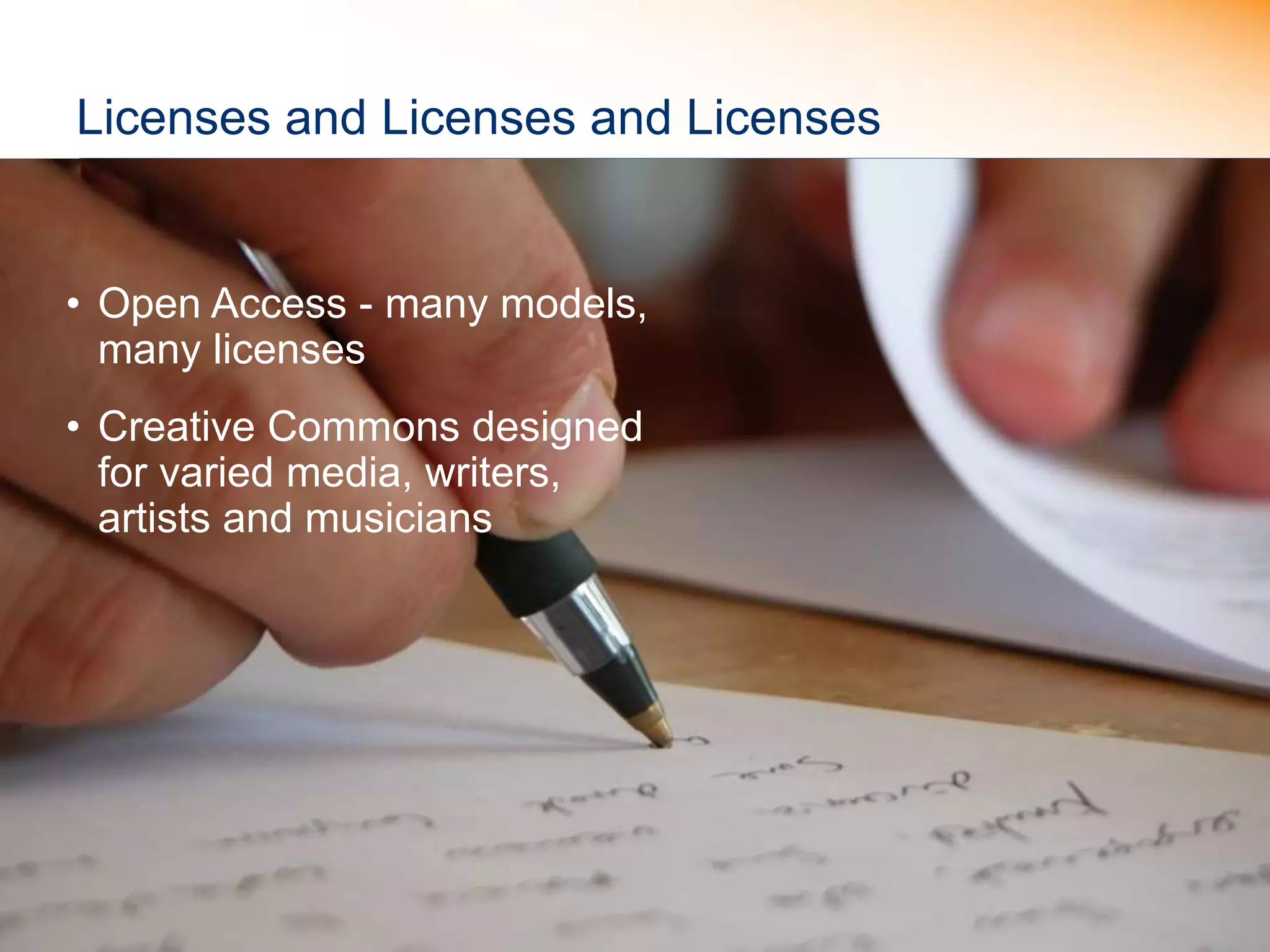 Webinar on open access creative commons