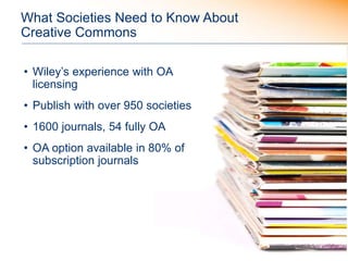 Webinar on open access creative commons