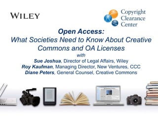 Webinar on open access creative commons