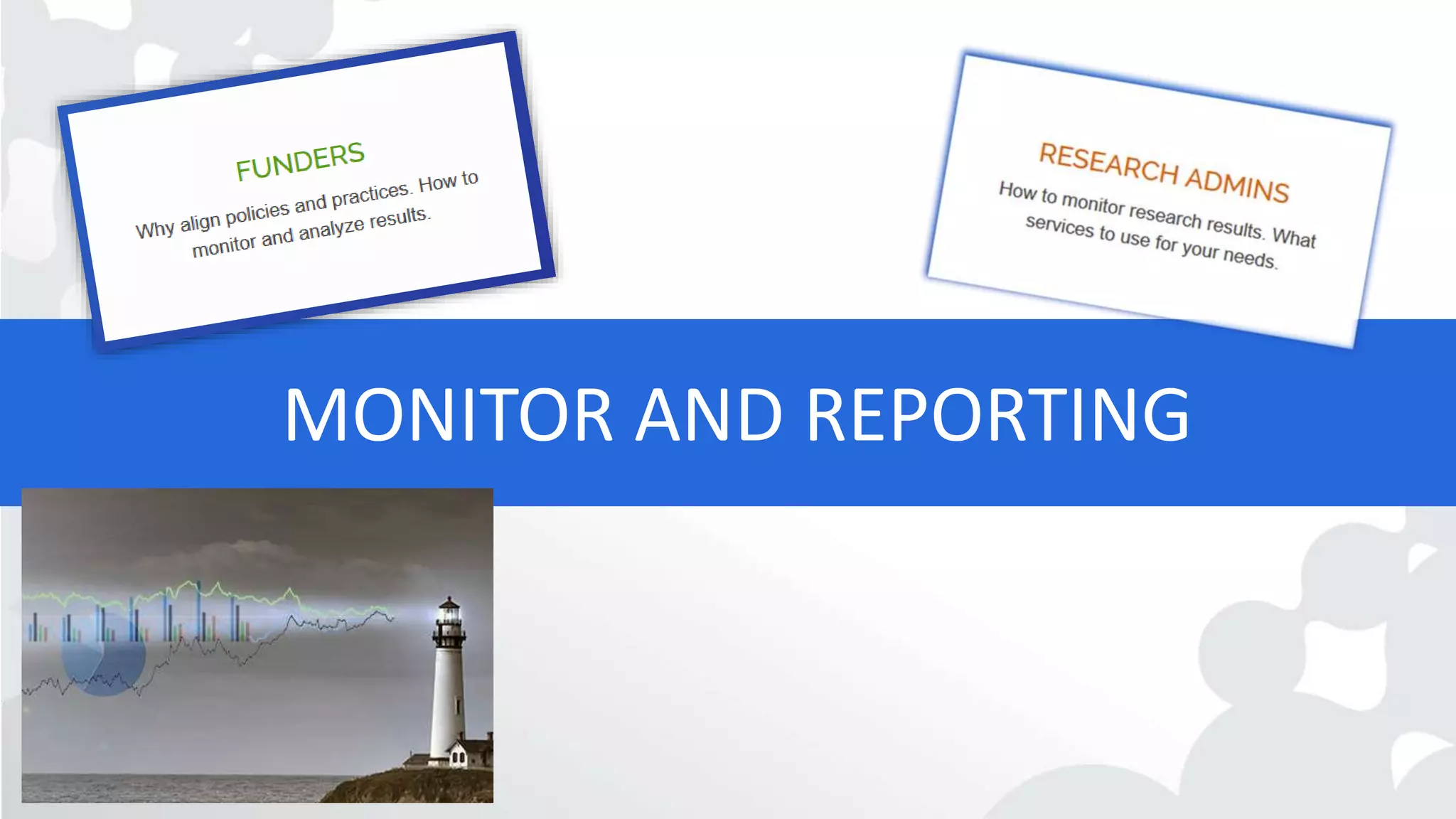 MONITOR AND REPORTING
 