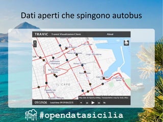 Dati aperti che spingono autobus
 