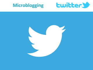 Microblogging
 
