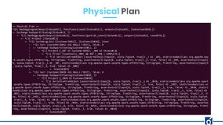Physical Plan
 