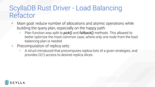 Optimizing Performance in Rust for Low-Latency Database Drivers | PPTX