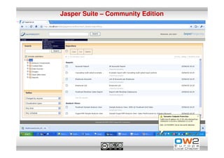 Jasper Suite – Community Edition
 