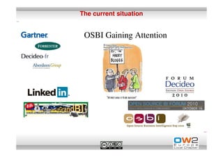 The current situation


 OSBI Gaining Attention
 