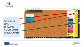 AND YOU
CAN
UPLOAD
YOUR OWN
WALLPAPER
 