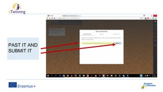 PAST IT AND
SUBMIT IT
 