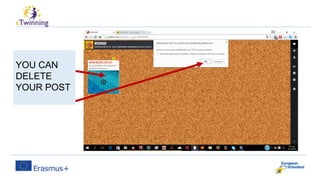 YOU CAN
DELETE
YOUR POST
 