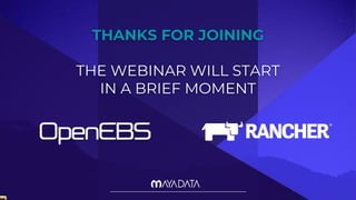 THANKS FOR JOINING
THE WEBINAR WILL START
IN A BRIEF MOMENT
 