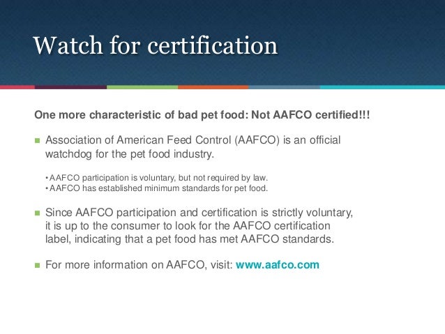 aafco certified