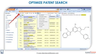 © www.descienceinfoware.com
OPTIMIZE PATENT SEARCH
 