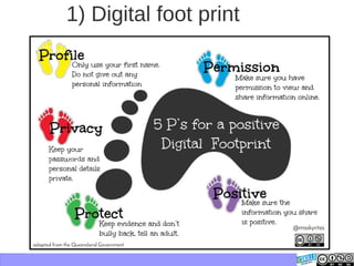 1) Digital foot print