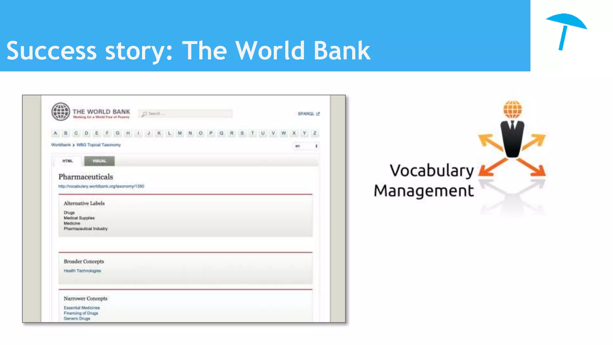 Success story: The World Bank
 