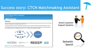 Success story: CTCN Matchmaking Assistant
 