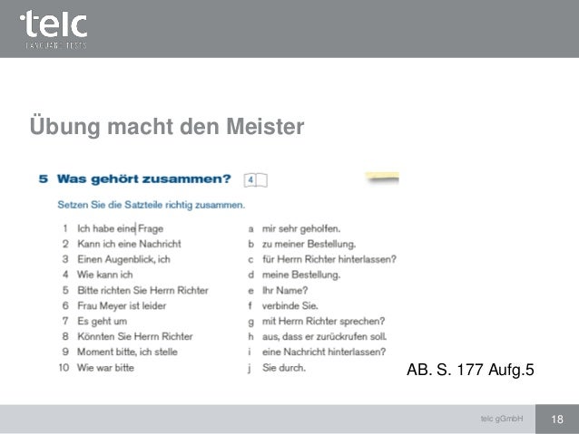 Telc Einfach Besser B1 Lösungen Einfach besser! Deutsch für den Beruf B1-B2: Von Übungen über Aufgabe…