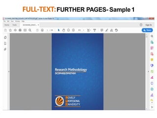 Open Access Educational E-Resources | PDF