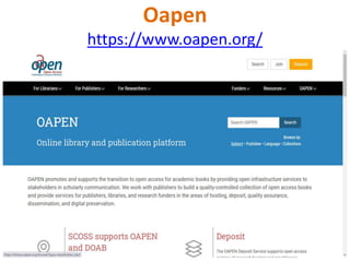 Oapen Open Access Educational E-Resources | PDF
