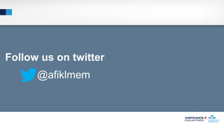 Follow us on twitter
@afiklmem
 